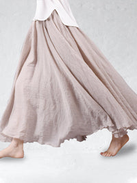 Pearl Shiny Skirt - Effortless Movement - Retail Flare