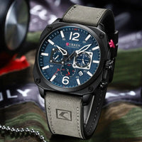 Heritage Business Leather Quartz Wristwatch