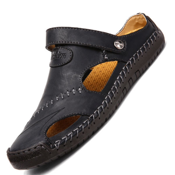 CHRIS™ | Orthopaedic Leather Sandals - Retail Flare