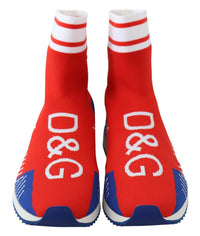 Dolce & Gabbana Chic SORRENTO Casual Socks Sneakers