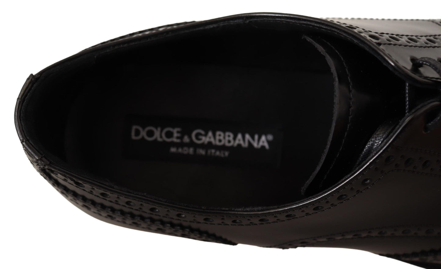 Dolce & Gabbana Elegant Wingtip Derby Oxford Shoes