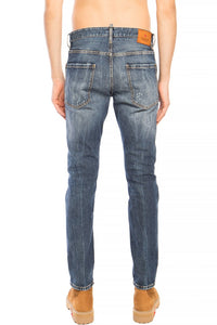 Dsquared² Navy Distressed 'Cool Guy Jean' Denim Pants