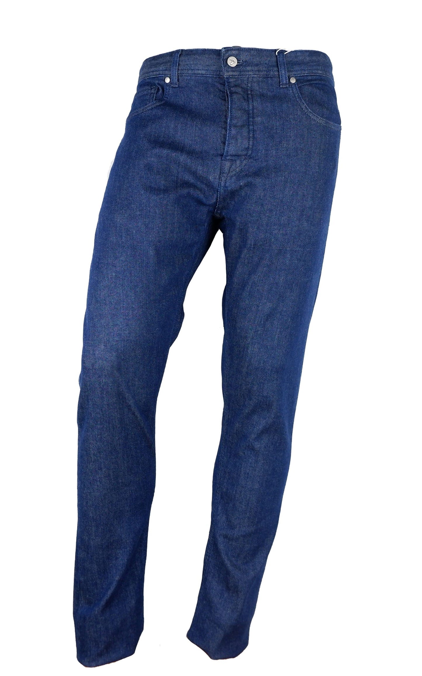 Aquascutum Blue Cotton Men Jeans