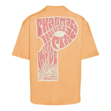 Pharmacy Industry Orange Cotton Men T-Shirt