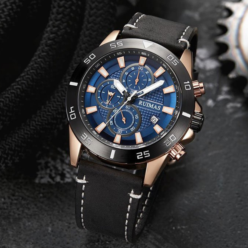 Luxe Dial Quartz Chronograph Watch