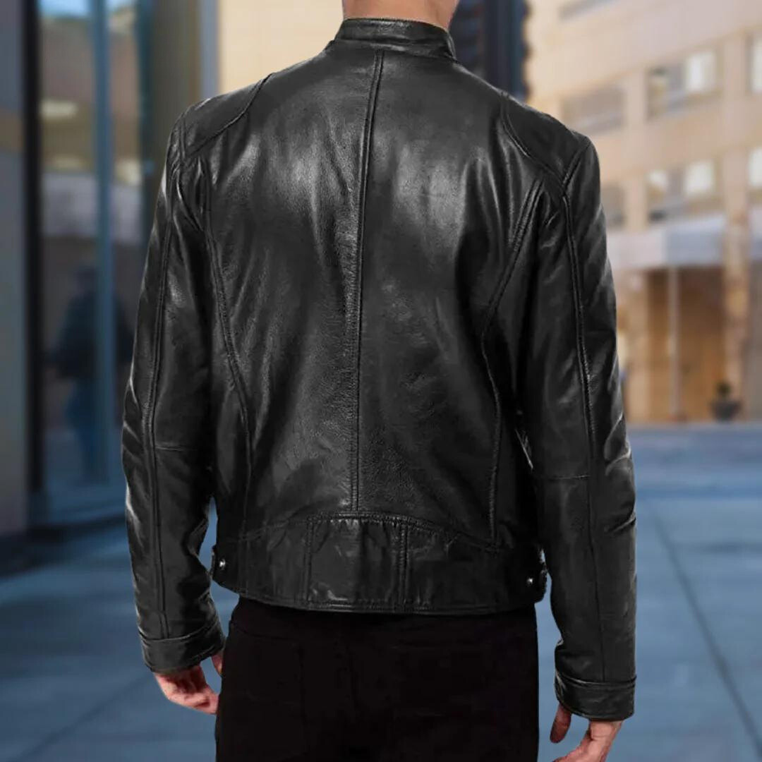 CALVIN™ | Leather Men's Jacket - Retail Flare