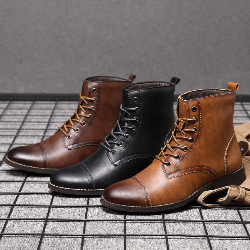 WILFRIED | Leather Boots - Retail Flare