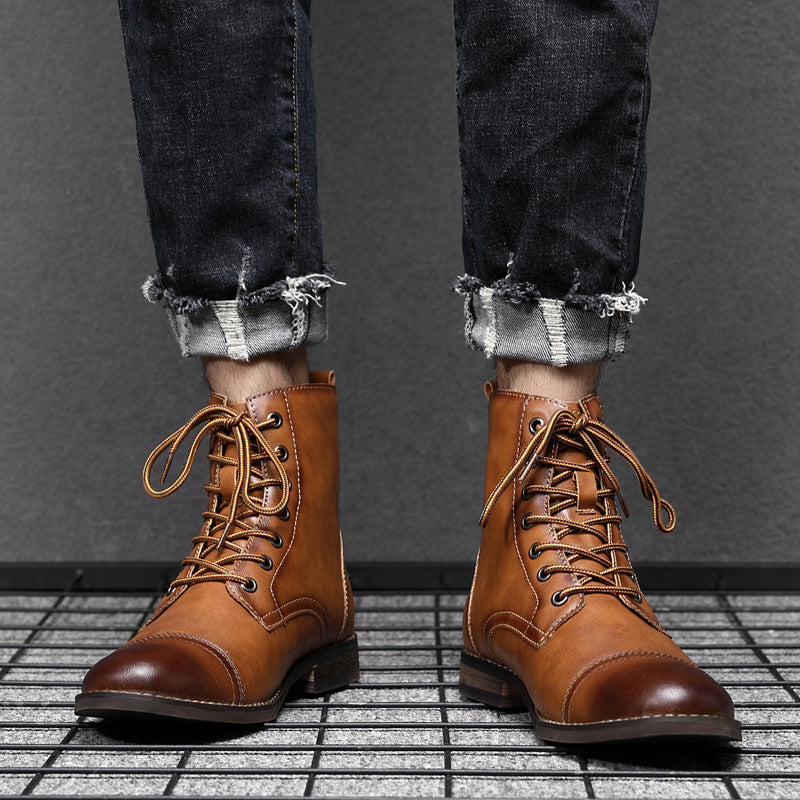 WILFRIED | Leather Boots - Retail Flare