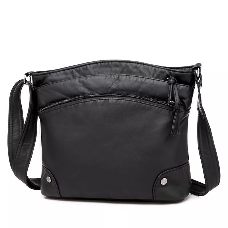 ADELLE™ | Elegant Leather Shoulder Bag