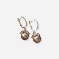 MALIA | Drop Earrings with Pearl