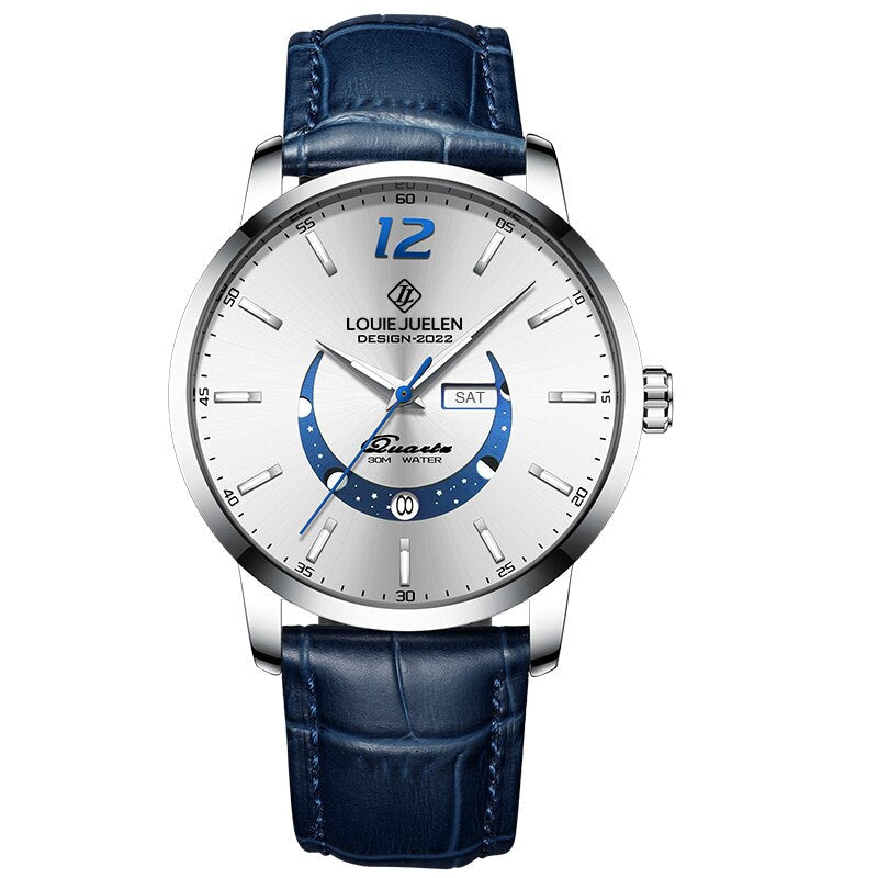 Celestial Moonphase Luminous Calendar Watch