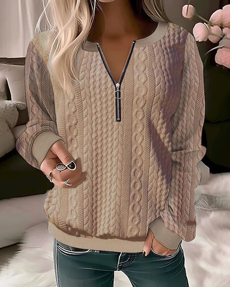 AURORA™ | Luxe Sweater with Zip