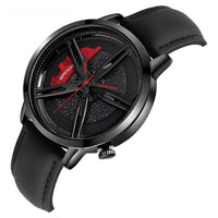 Opulent Rotating Hub Dial Timepiece - Retail Flare