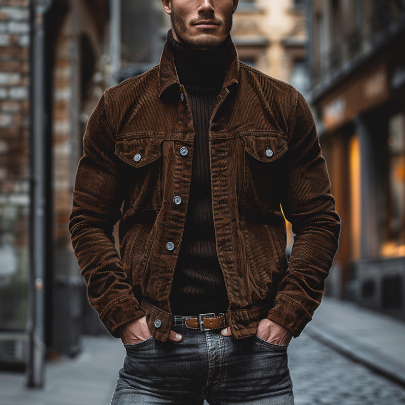 TILBURGH™ | Men's Corduroy Jacket - Retail Flare