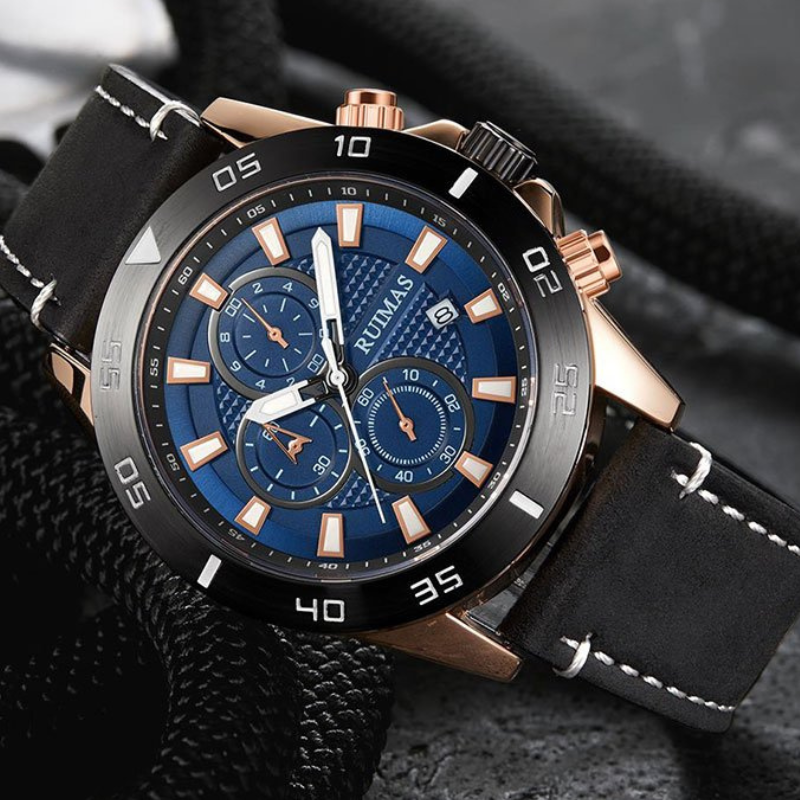 Luxe Dial Quartz Chronograph Watch