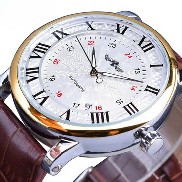 Heritage Full Automatic Mechanical Leather Watch