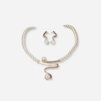 VENUS | Pearl Necklace + Earrings