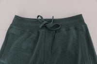 Dolce & Gabbana Elegant Green Cashmere Sport Pants