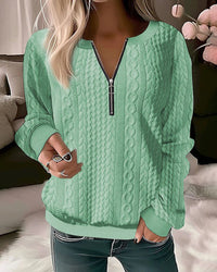 AURORA™ | Luxe Sweater with Zip