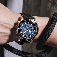 Luxe Dial Quartz Chronograph Watch