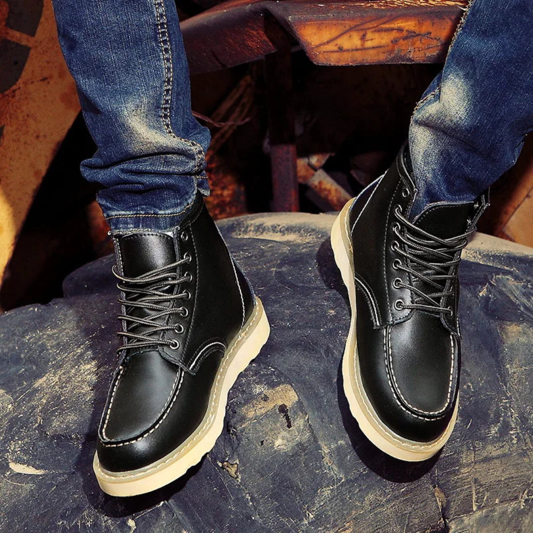 COLE™ | Vintage Leather Boots - Retail Flare