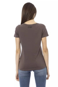 Trussardi Action Brown Cotton Women T-Shirt