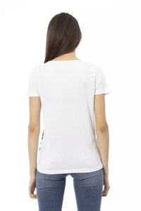 Trussardi Action White Cotton Women T-Shirt