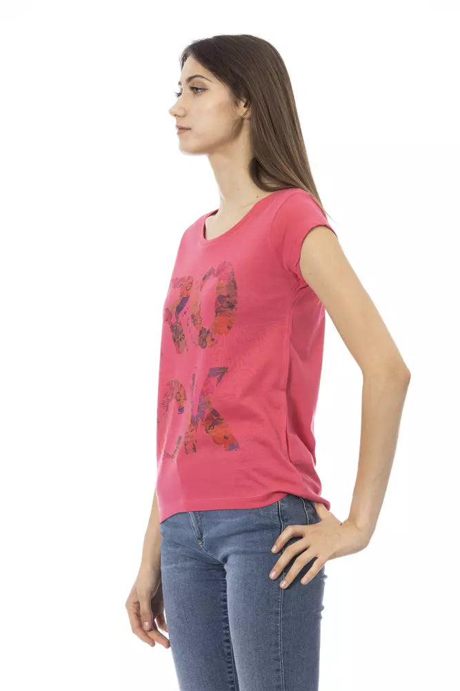 Trussardi Action Multicolor Cotton Women T-Shirt