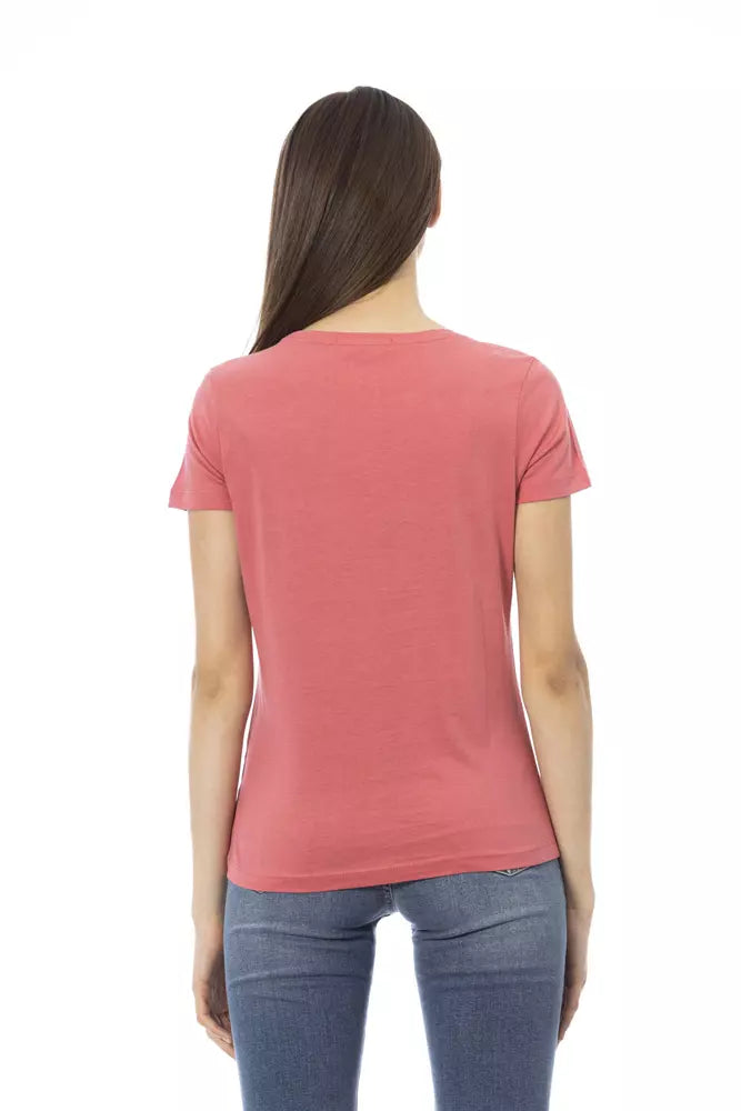 Trussardi Action Fuchsia Cotton Women T-Shirt