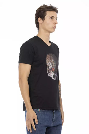 Trussardi Action Black Cotton Men's T-Shirt