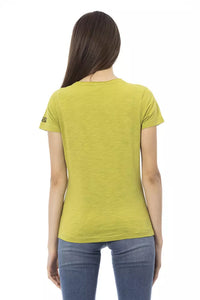 Trussardi Action Green Cotton Women T-Shirt