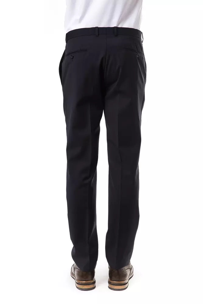 Uominitaliani Gray Wool Men Pant