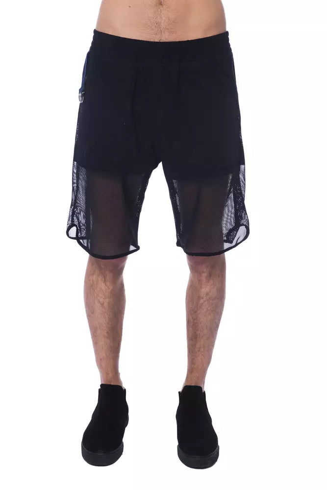 Nicolo Tonetto Black Polyester Men Short