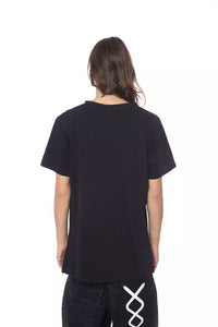 Nicolo Tonetto Black Cotton Men T-Shirt