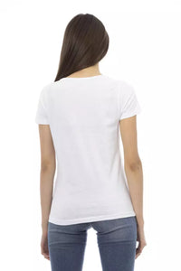 Trussardi Action White Cotton Women T-Shirt