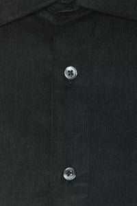 Robert Friedman Black Cotton Men's Shirt