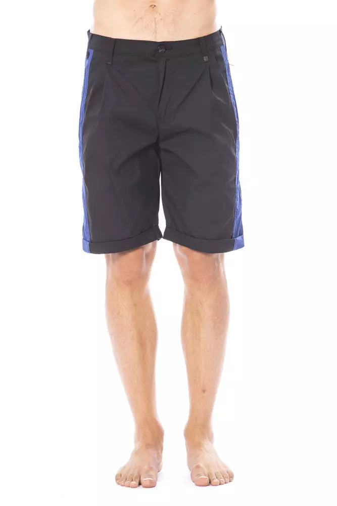 Verri Black Cotton Men's Short