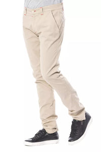 Verri Beige Cotton Men Chino Pant