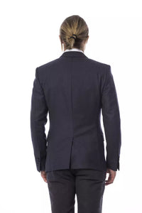 Verri Blue Wool Men's Blazer