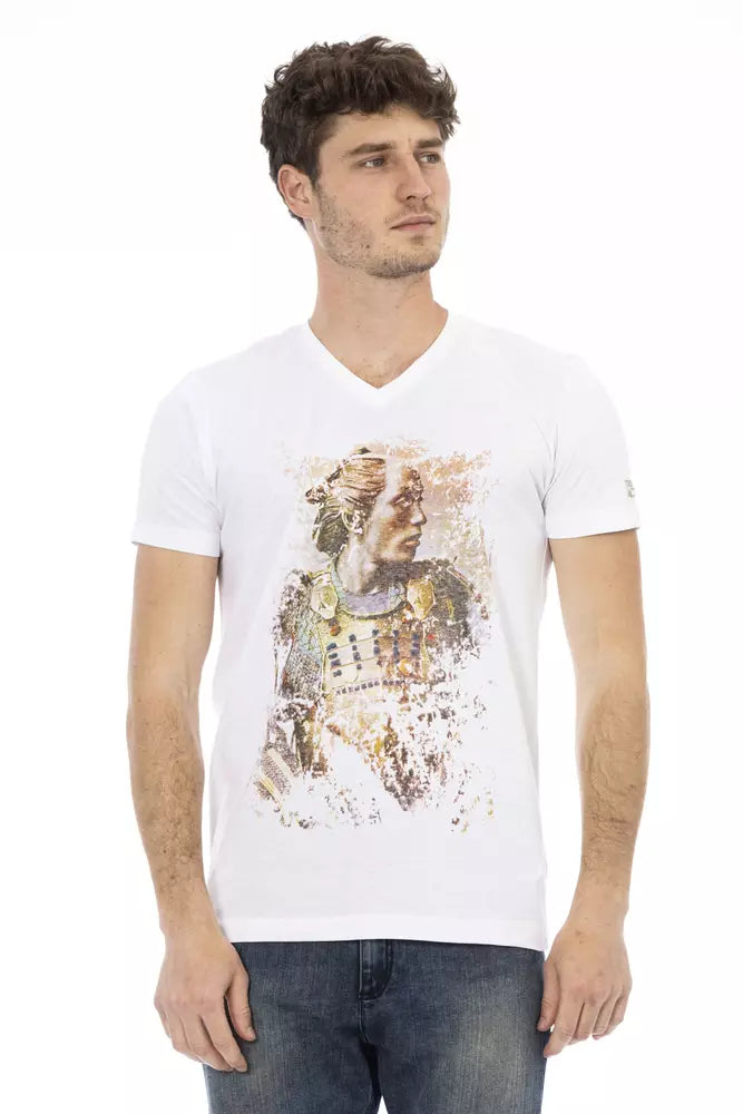 Trussardi Action White Cotton Men's T-Shirt