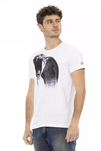 Trussardi Action White Cotton Men's T-Shirt