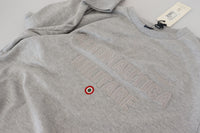 Aeronautica Militare Elegant Gray Pullover Sweater