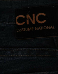 Costume National Chic Superskinny Blue Denim Jeans