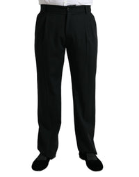 Dolce & Gabbana Elegant Black Wool Dress Pants