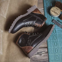 AARON™ | Vintage Leather Boots - Retail Flare