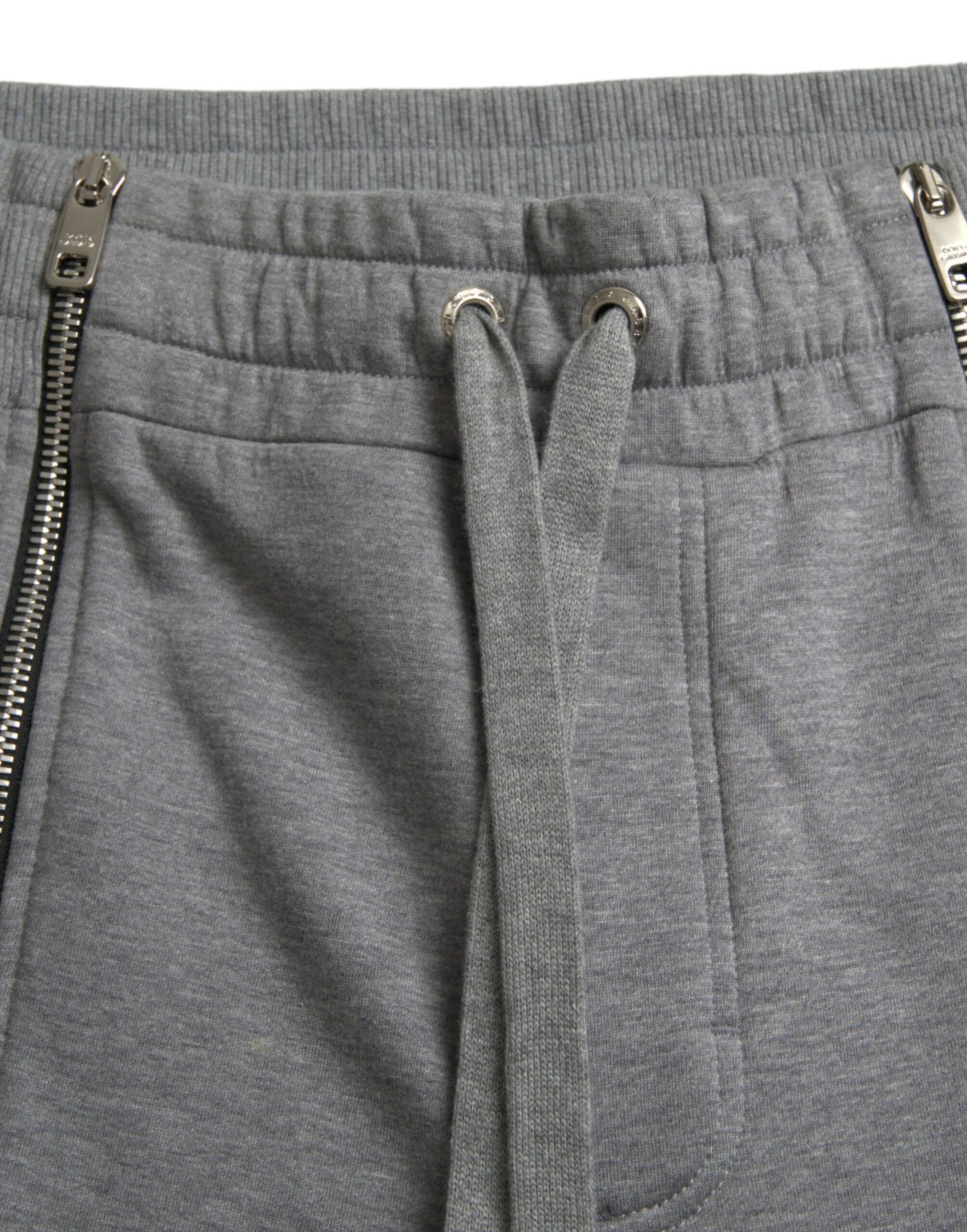 Dolce & Gabbana Gray Cotton Jogger Skinny Sweatpants Pants