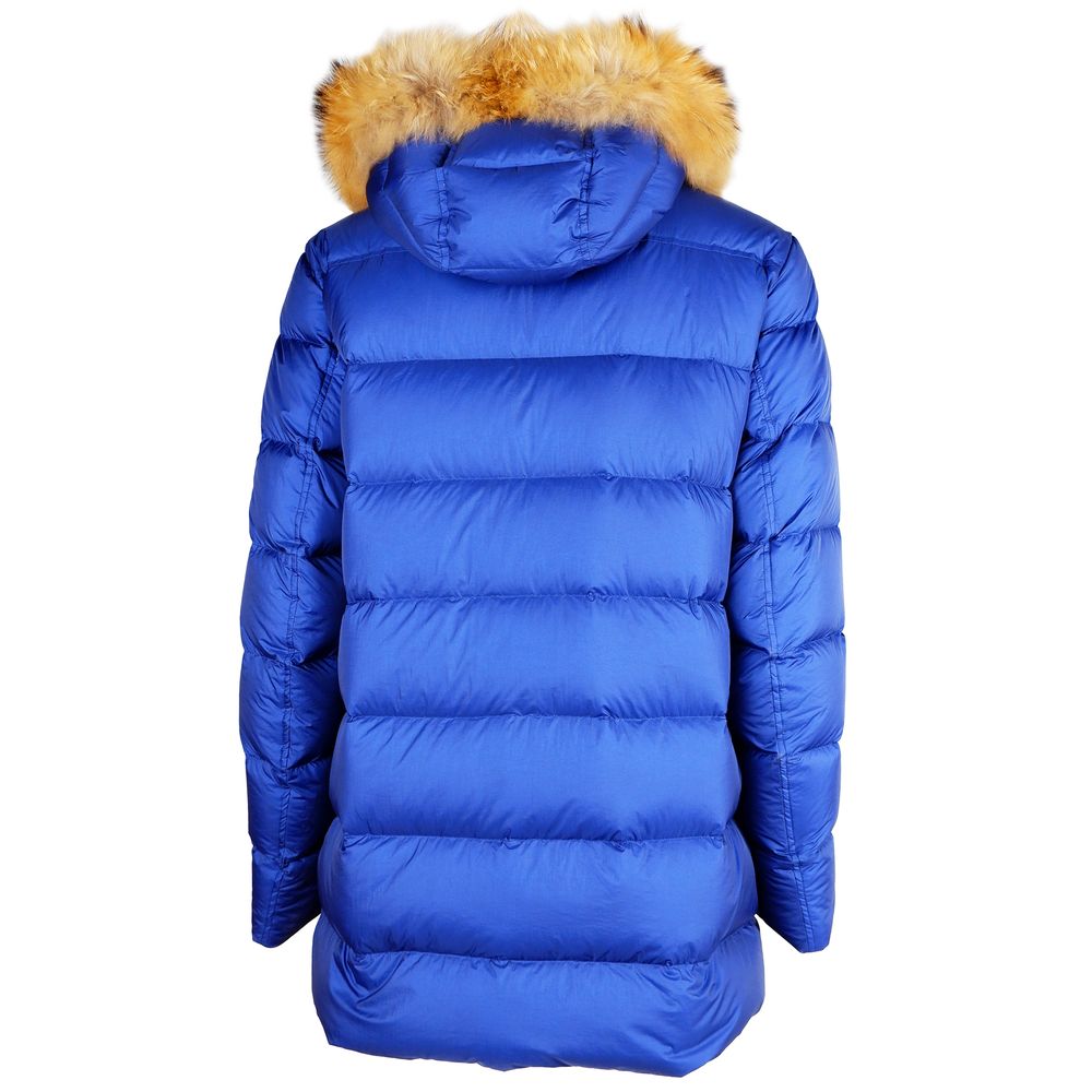 Add Blue Nylon Men's Down Jacket