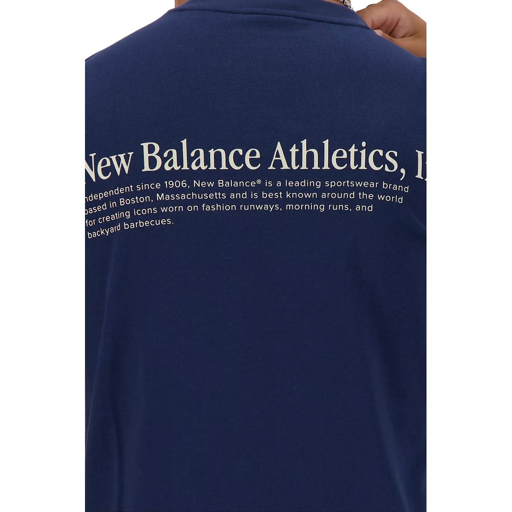 New Balance Blue Cotton T-Shirt