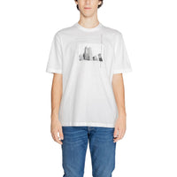 Armani Exchange White Cotton T-Shirt