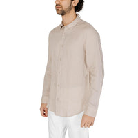 Armani Exchange Beige Linen Shirt